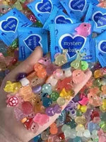 (50pcs)Mini Resin Animal Blind Bags Mini Glow In The Dark Resin Animals For DIY Ornaments, Micro Landscape Decor, Fairy Garden Decor