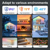 Outdoor 50ft RGB Eaves Lights