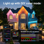 Outdoor 50ft RGB Eaves Lights