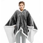 Wearable Heated Throw Blanket Electric Shawl, Portable Robe Blanket Hoodie For Women, 5 Heating Levels, 3H Auto Shut-Off, Overheat Protection,Winter For Adult Mom Girlfriend,Machine Washable