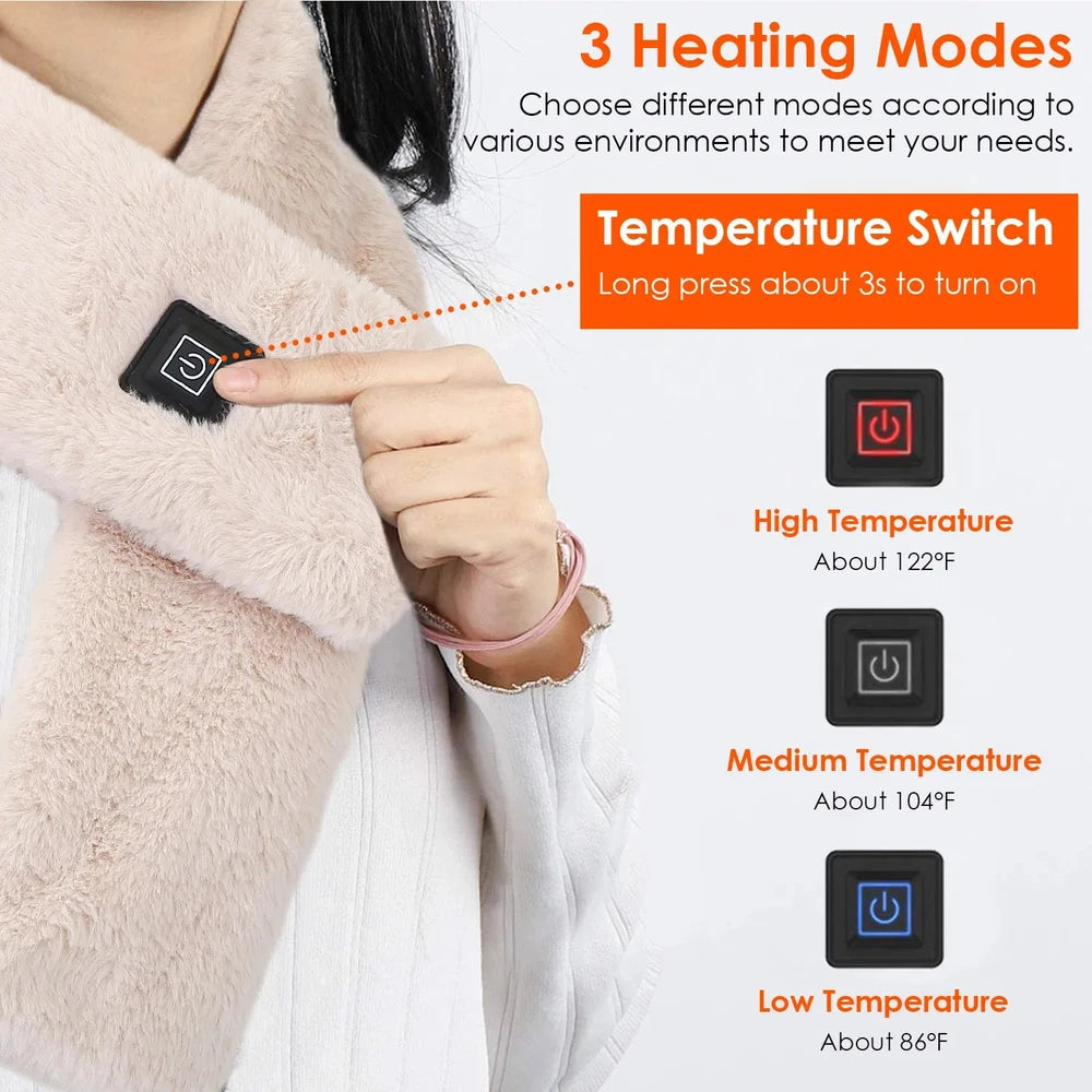 USB Heated Neck Scarf