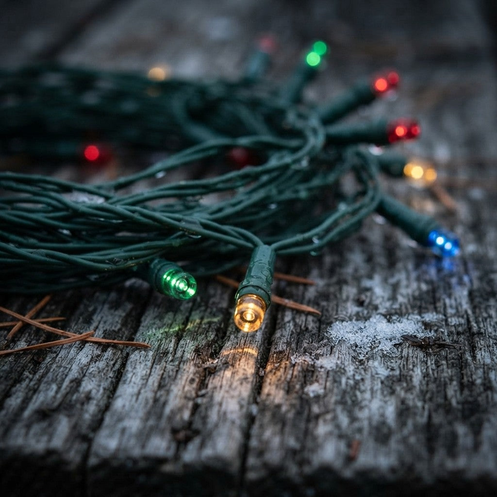 Outdoor Holiday LED Fairy String Lights