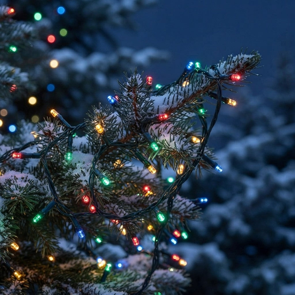 Outdoor Holiday LED Fairy String Lights