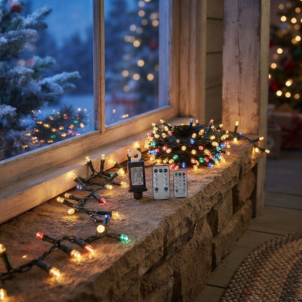 Outdoor Holiday LED Fairy String Lights