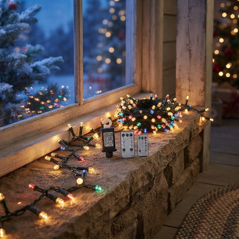 Outdoor Holiday LED Fairy String Lights